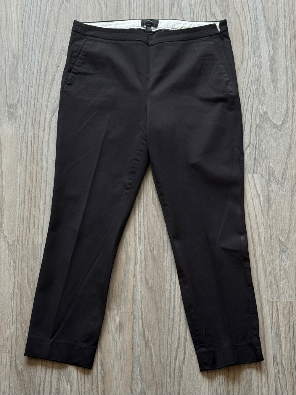 J. Crew Women’s “Martie” Black Dress Pants - Classic Straight Size 10